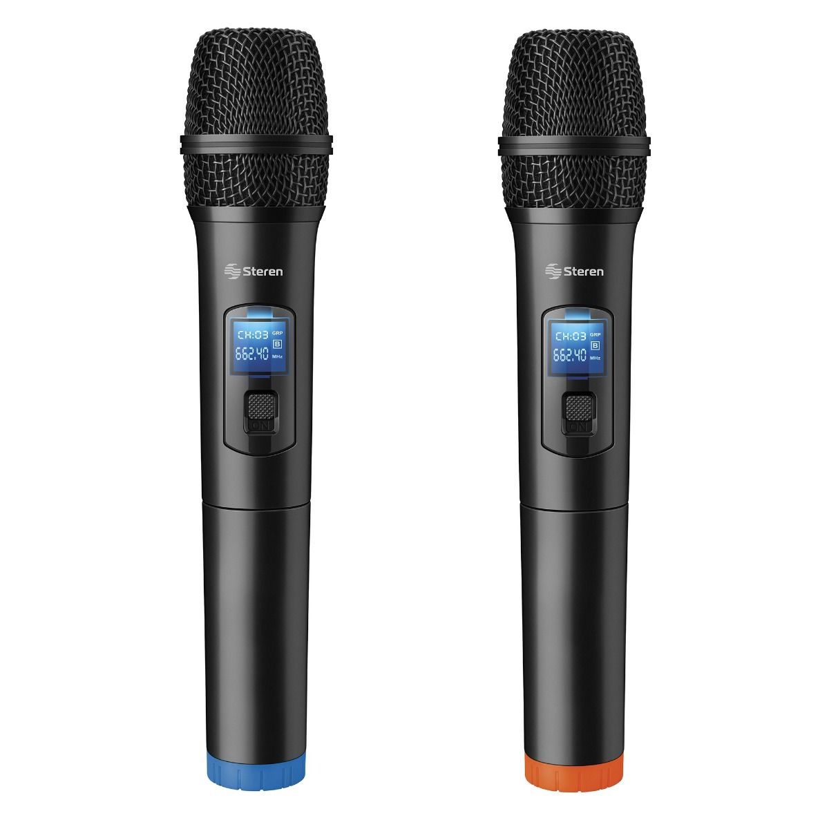 Sistema profesional con 2 micrófonos inalámbricos UHF Para Conferencias
