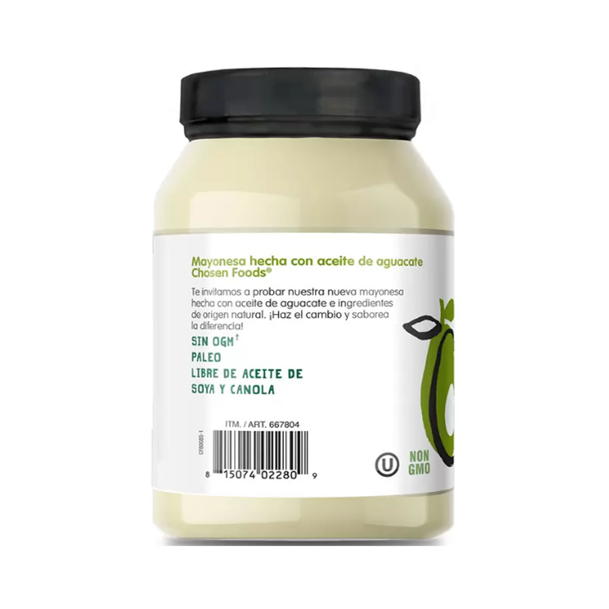 Mayonesa de Aguacate Chosen Foods 946 ml