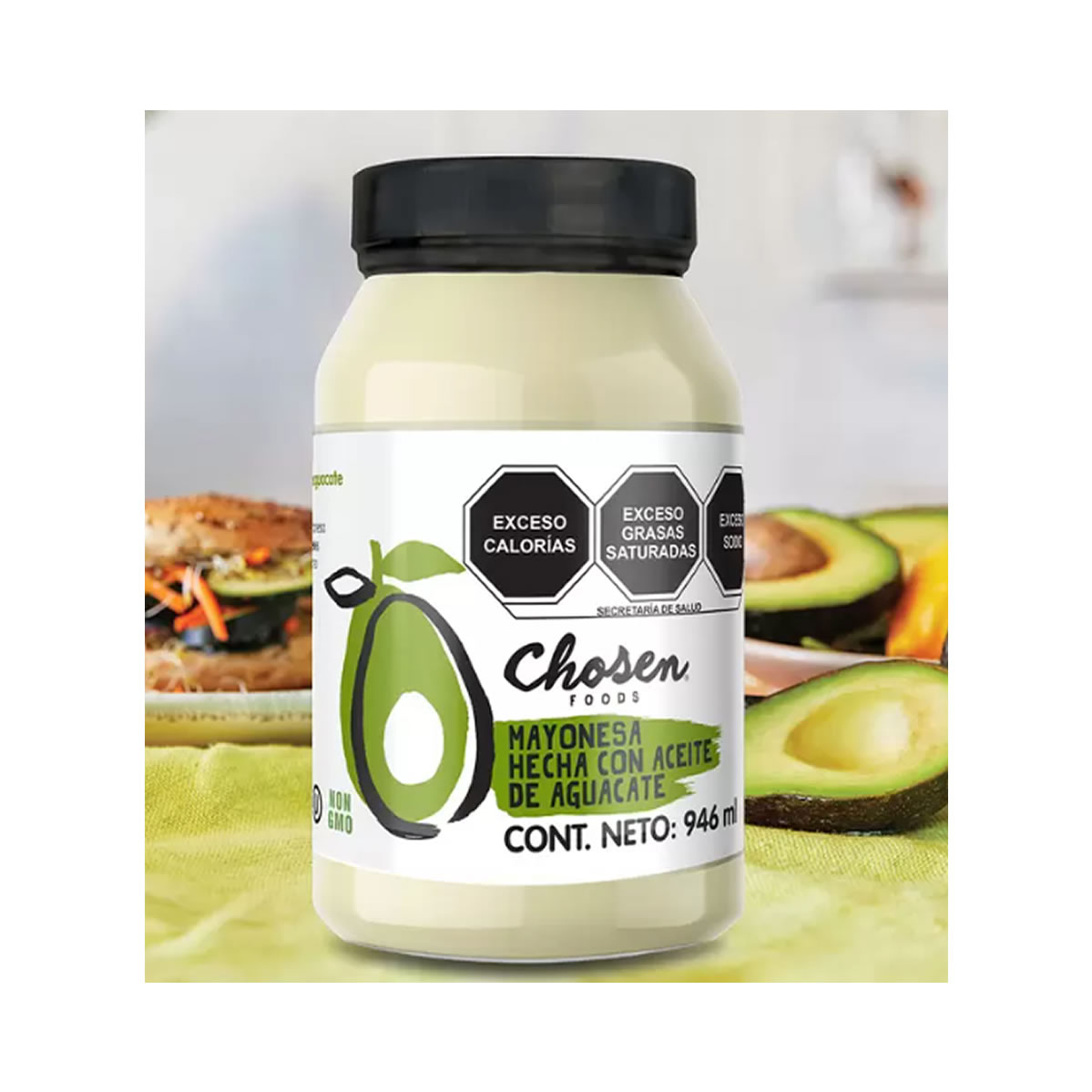 Mayonesa de Aguacate Chosen Foods 946 ml
