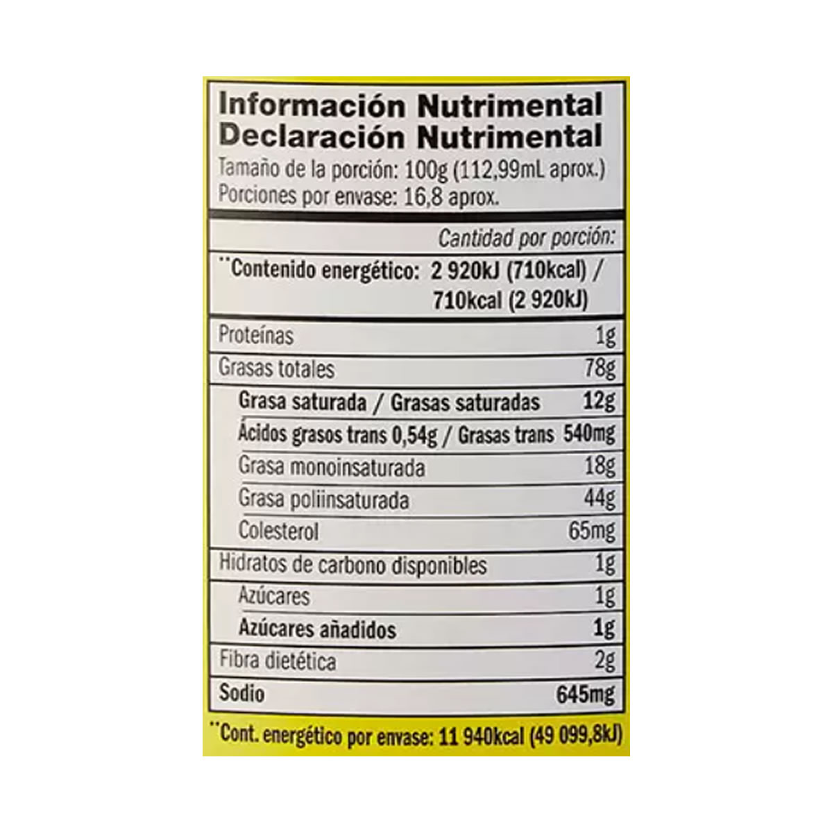 Mayonesa Kirkland Signature 1.9 kg