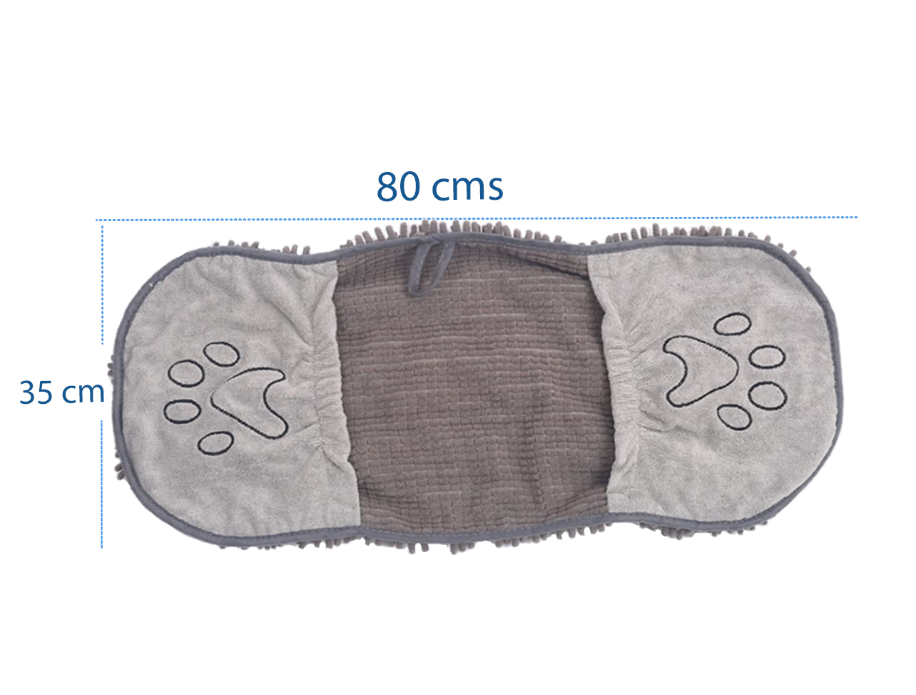 Toalla Para Perro Absorbente Y Tapete Para Crema De Maní 