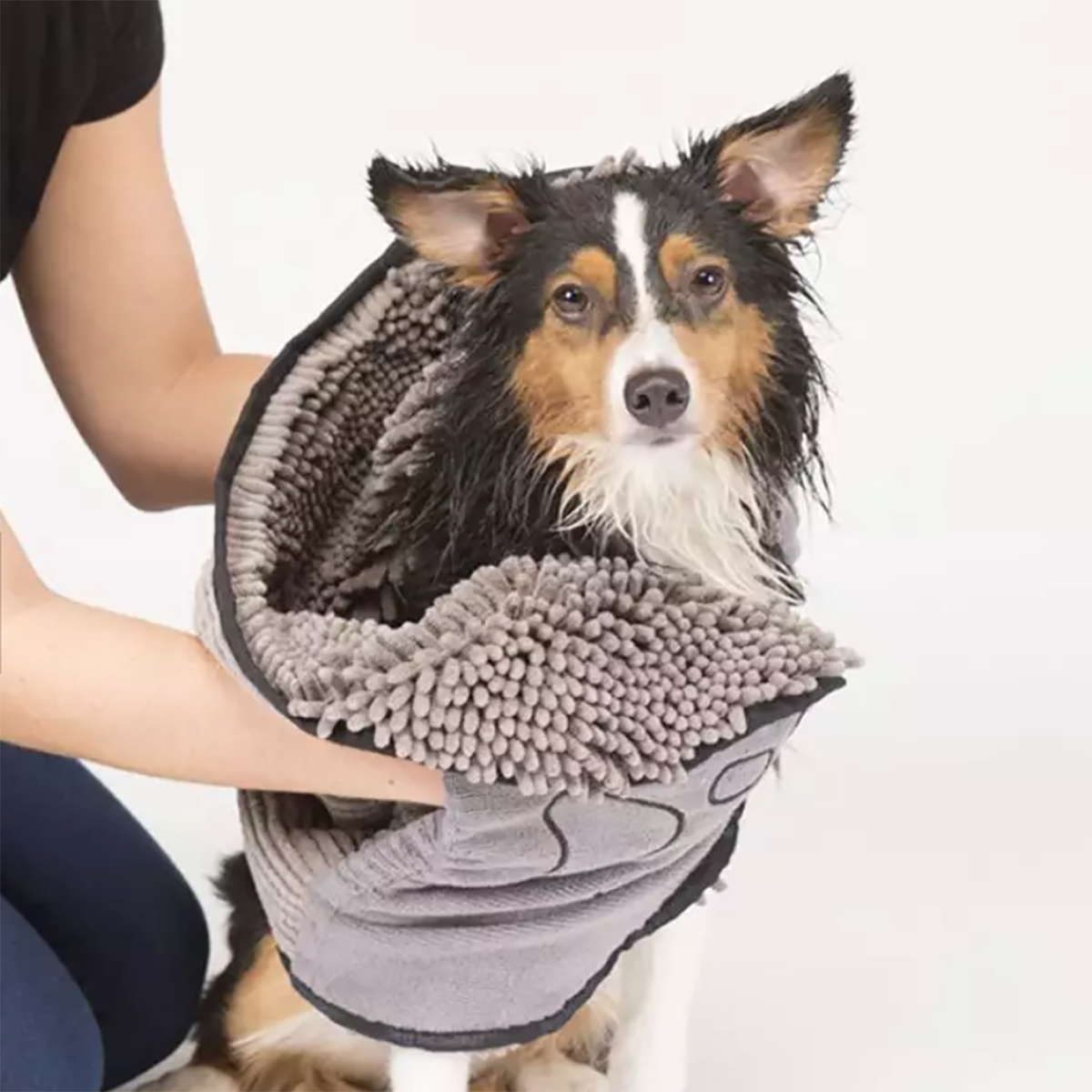 Toalla Para Perro Absorbente Y Tapete Para Crema De Maní 