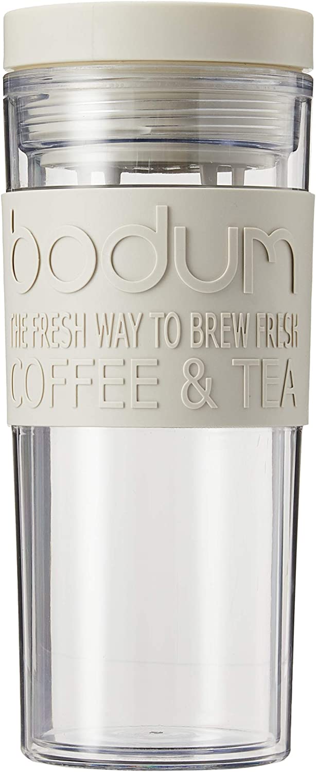 Termo de viaje BODUM de 0.45 L/15 oz color blanco