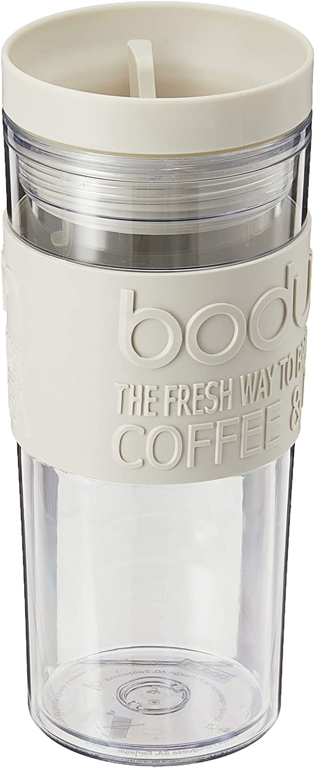 Termo de viaje BODUM de 0.45 L/15 oz color blanco