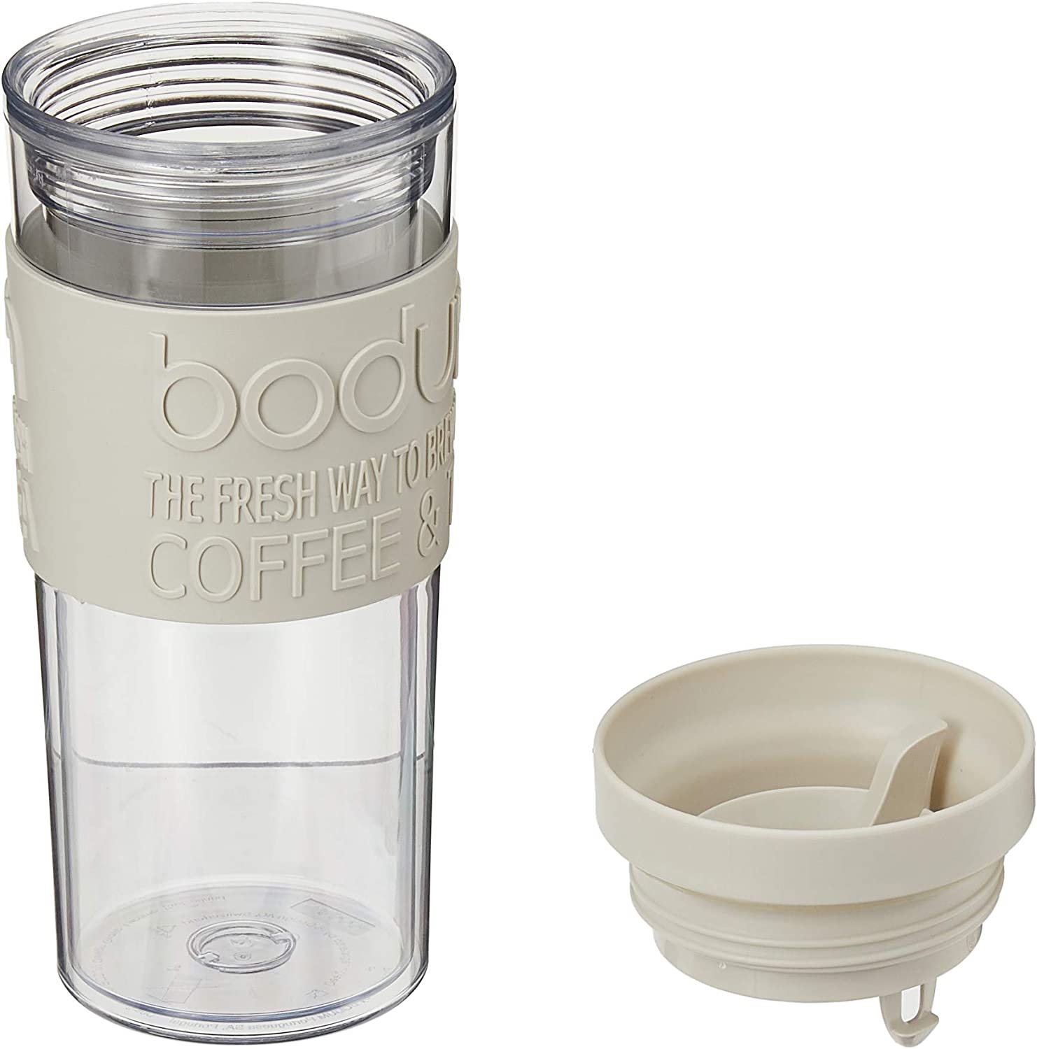 Termo de viaje BODUM de 0.45 L/15 oz color blanco