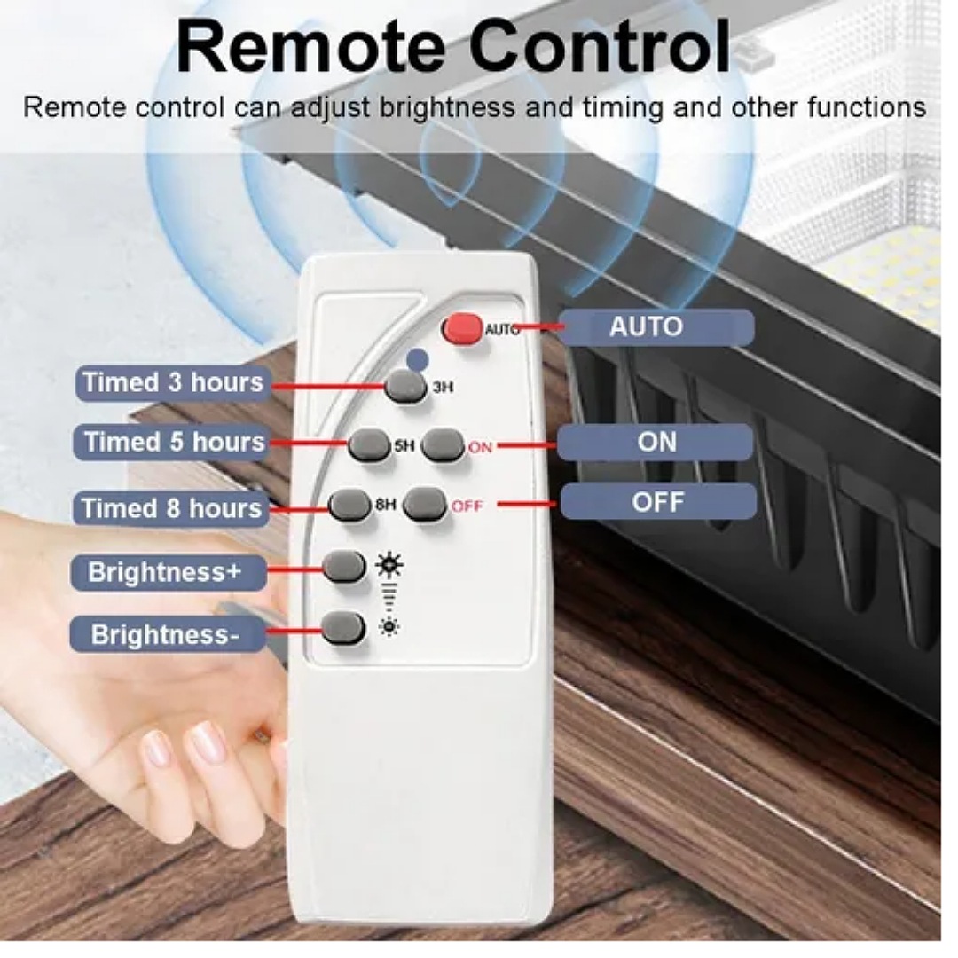 Lampara Solar 45w Detector De Movimiento 85 Super Leds