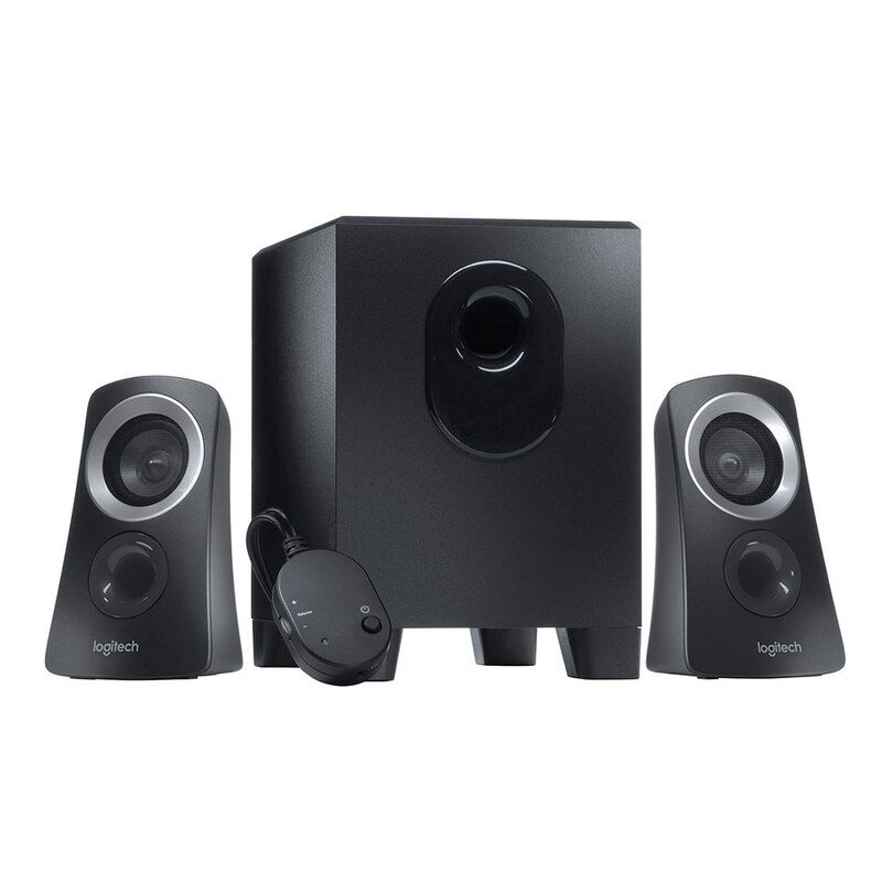 Logitech Bocinas con Subwoofer Z313, 2.1, 50W RMS, Negro