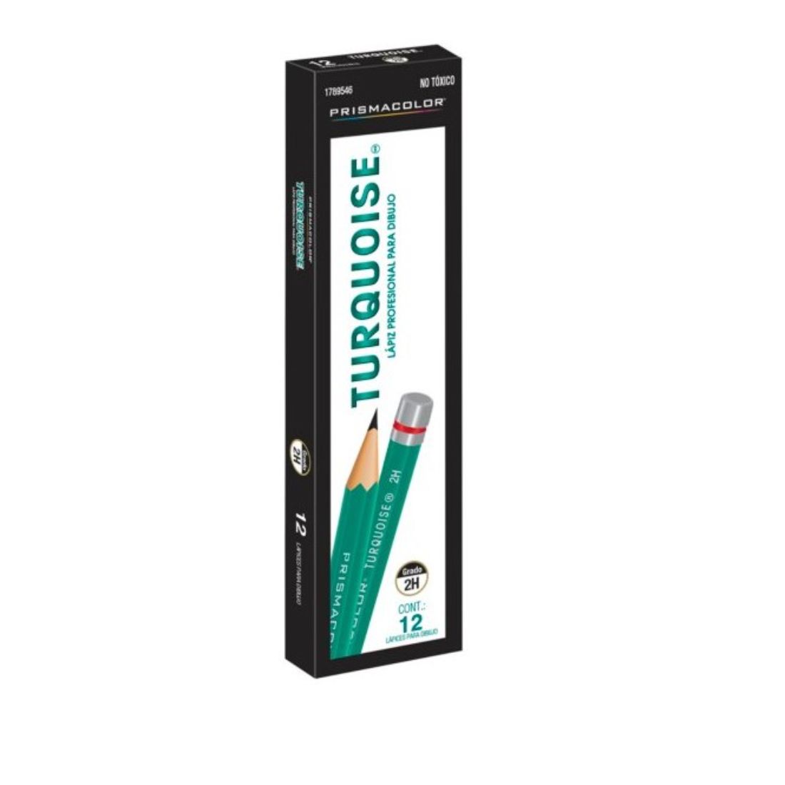 Lápices de Grafito para Dibujo Prismacolor Premier Turquoise 2H