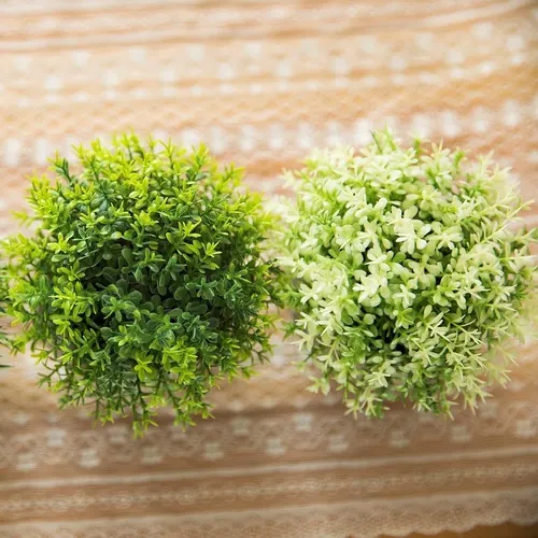 2 Plantas Artificiales Macetas Decorativas Bonsai Hogar