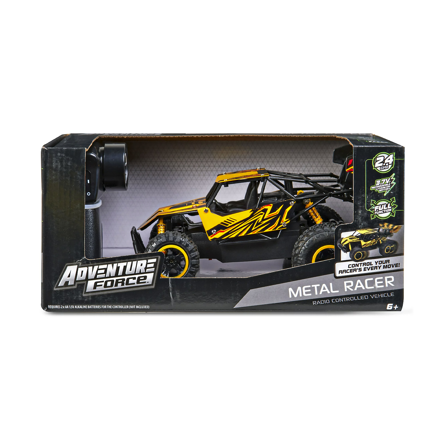 Adventure Force Metal Racer Control Remoto Amarillo