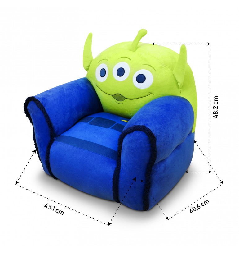 Sillón Puff Marciano Toy Story para niños