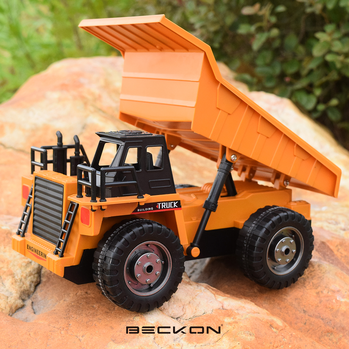 Carro a Control Remoto Camión de Construcción a Control Remoto Minero Tractor 4x4 con 2 pilas