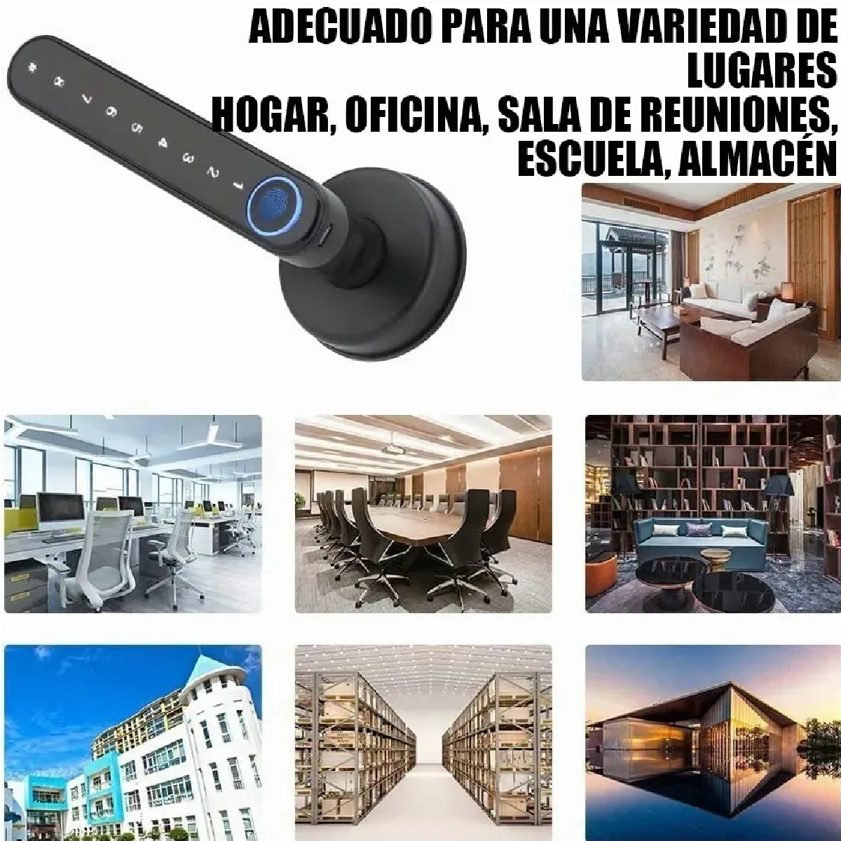 Cerradura Inteligente Electrica Huella Dactilar/clave/llave