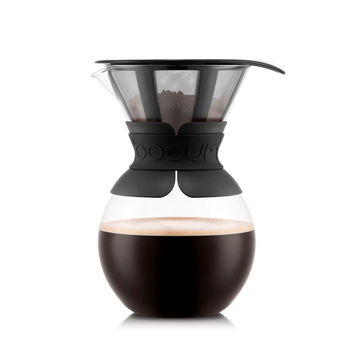 Cafetera con filtro permanente Marca Bodum 1 L/34 oz banda negra