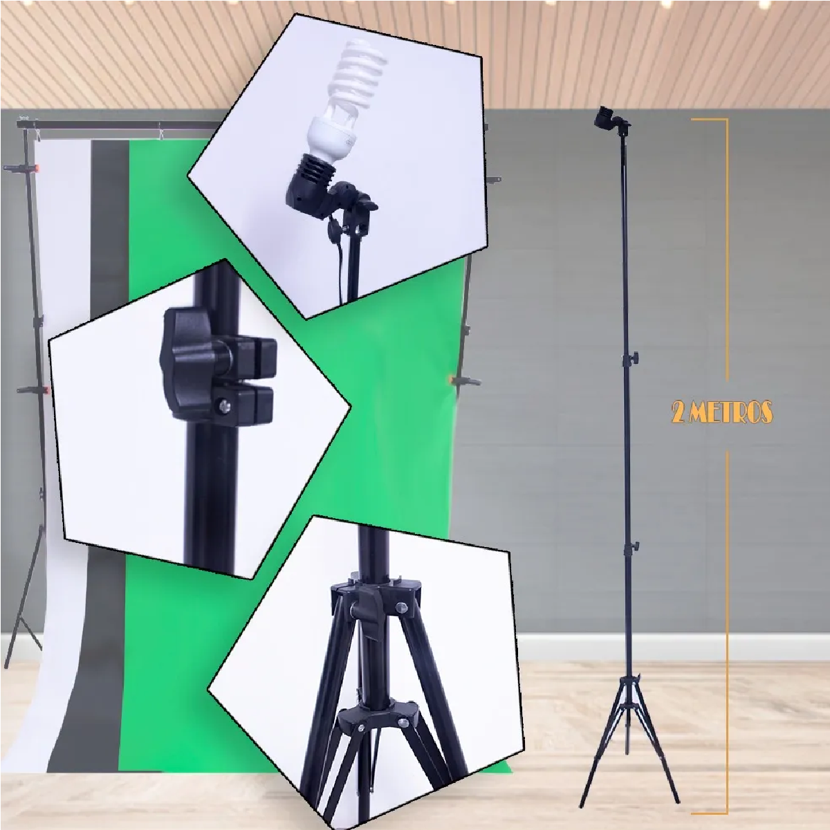 Kit Fotografico Estudio Profesional Fotografias Set Softbox