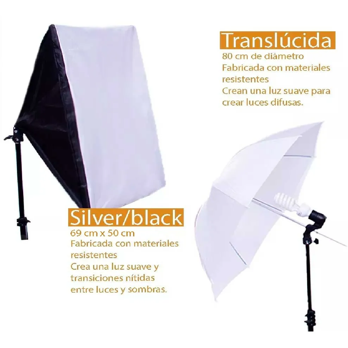 Kit Fotografico Estudio Profesional Fotografias Set Softbox