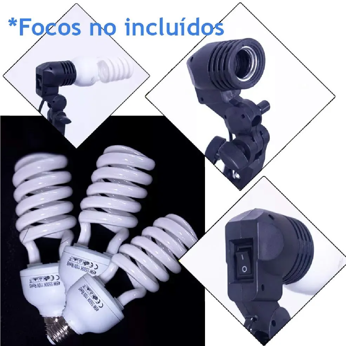 Kit Fotografico Estudio Profesional Fotografias Set Softbox