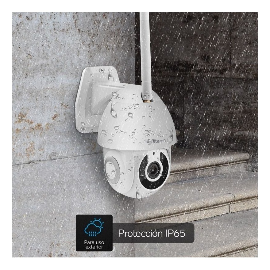 Cámara Seguridad WiFi STEREN CCTV235 Exterior +memoria 128GB