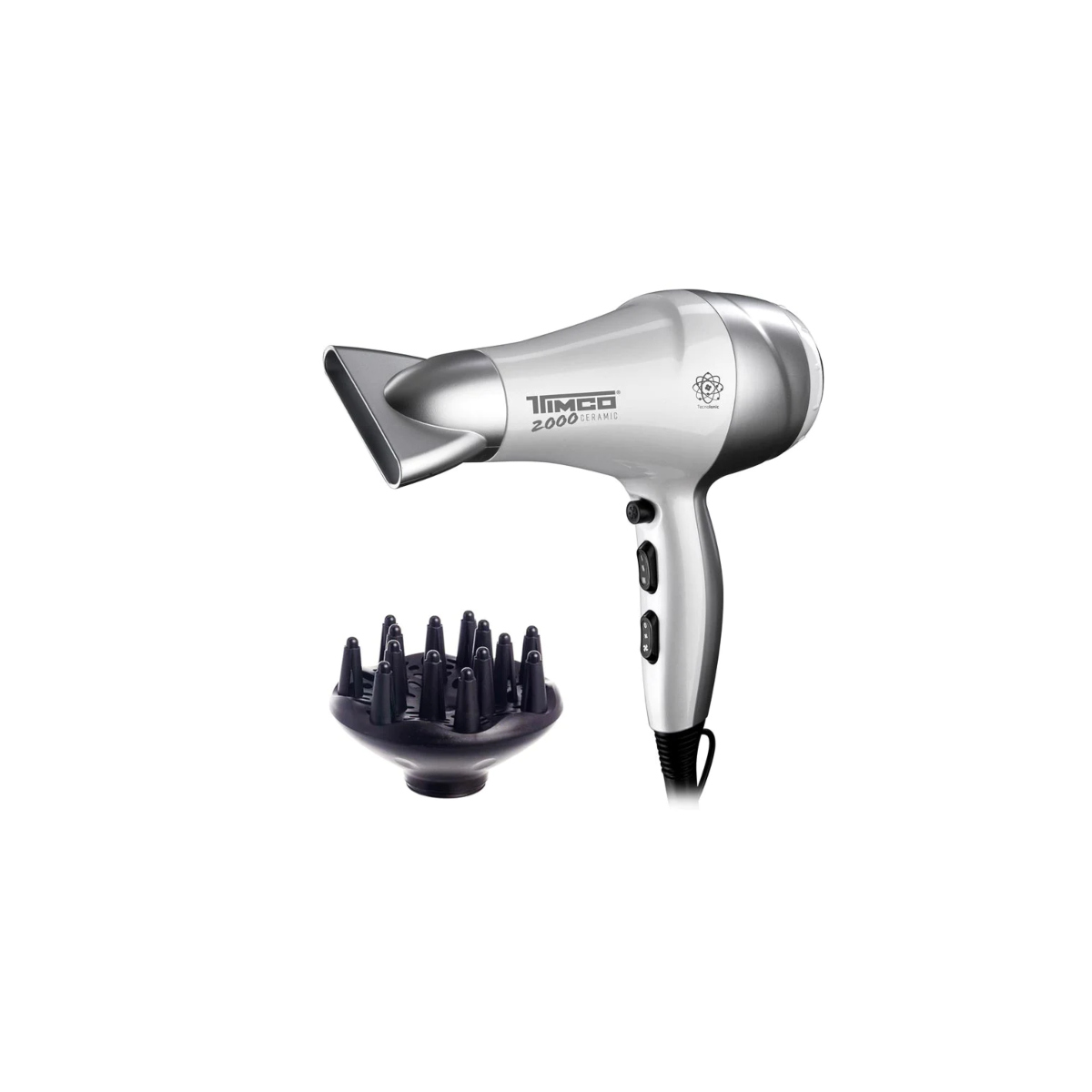 Timco SIN-2000 Secadora de cabello con difusor, ceramica iones
