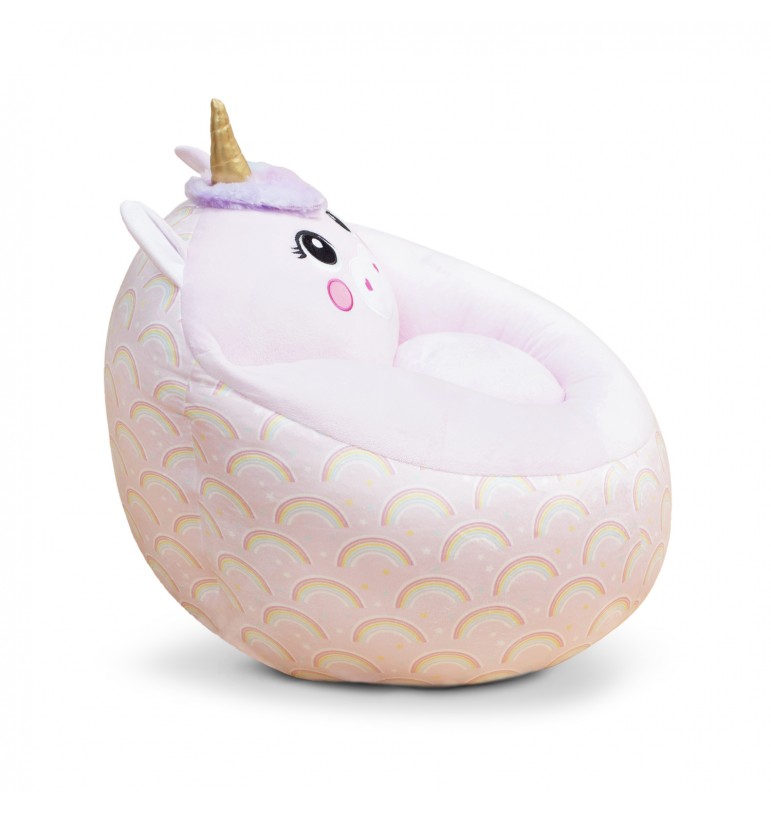 Sillón Puff Unicornio para niñas 