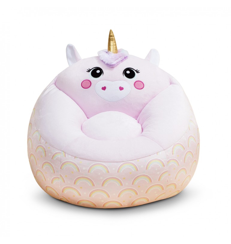 Sillón Puff Unicornio para niñas 