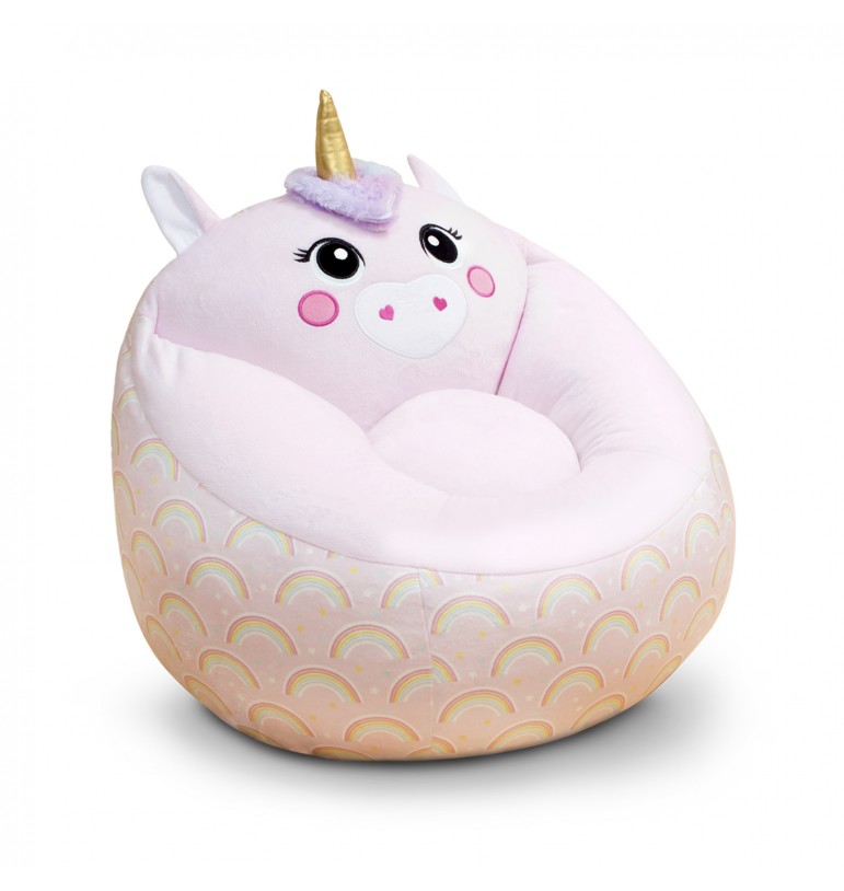 Sillón Puff Unicornio para niñas 