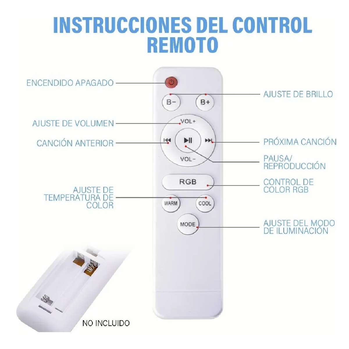 Luz De Techo Inteligente Led Bluetooth Plafón Con Bocina 36w