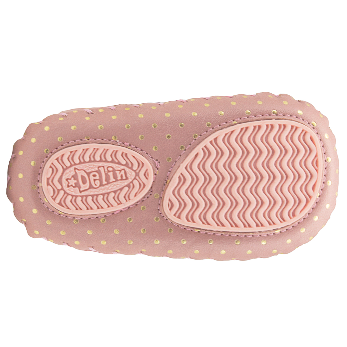 Zapatitos Piel Suaves Bebé Niña Dk Rosa Moño Broche 10-13