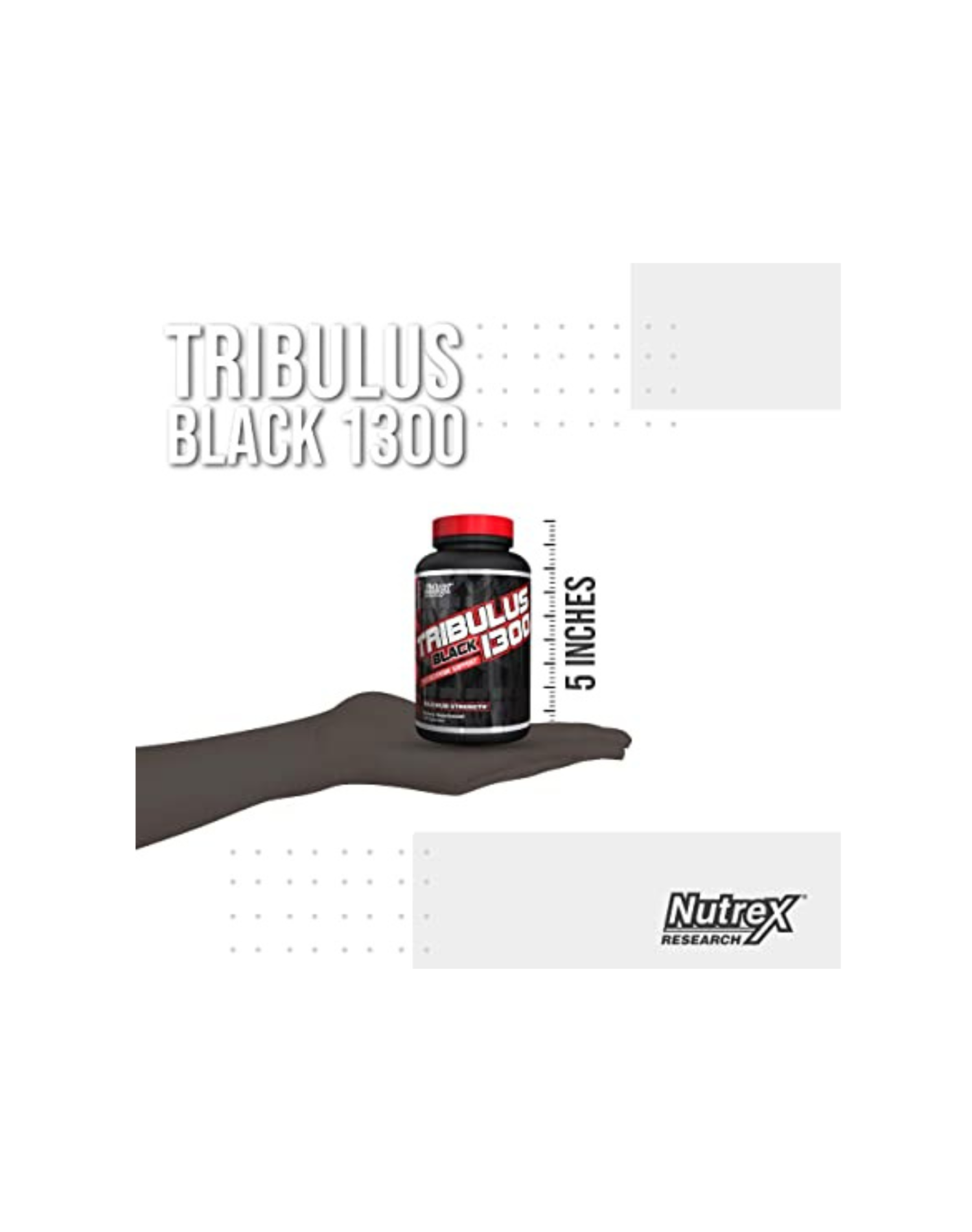 Nt Tribulus Black 1300 120 CT Suplemento, Energia,Refuerzo de testosterona  