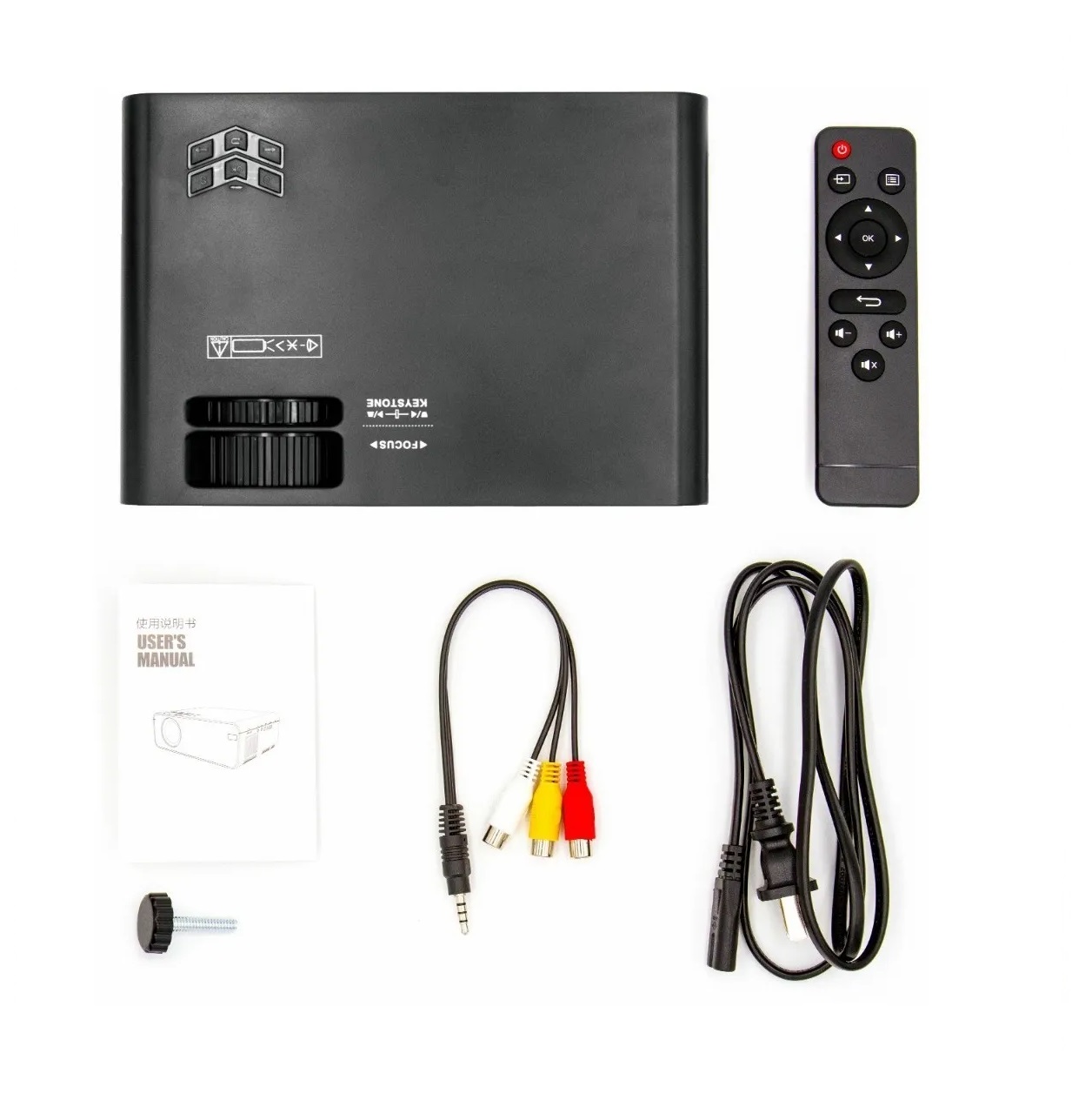 Mini Proyector Portátil Full Hd 4k 1080p Negro