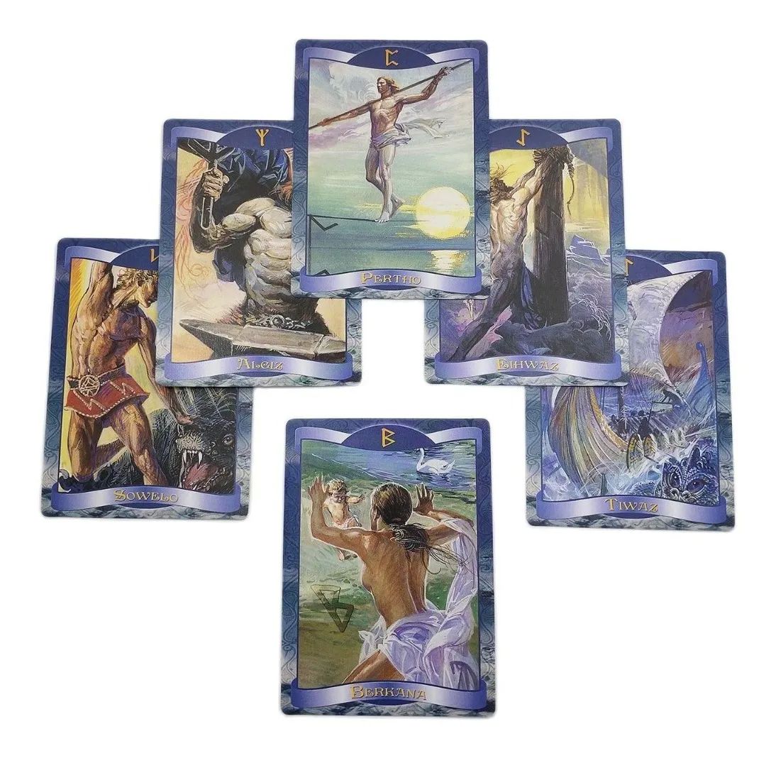 Runas Vikingas Oráculo 24 cartas + Libro Físico + manual PDF