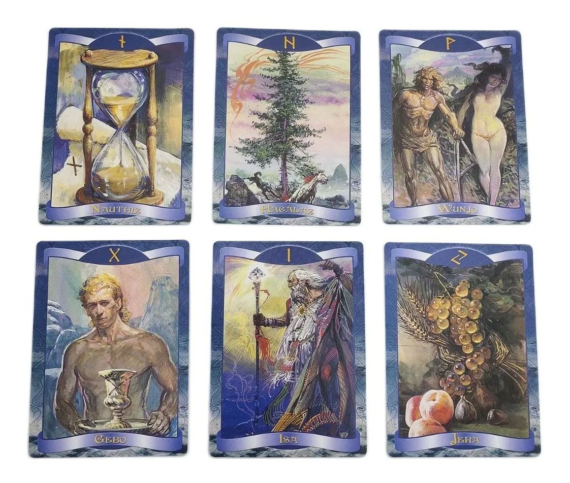 Runas Vikingas Oráculo 24 cartas + Libro Físico + manual PDF