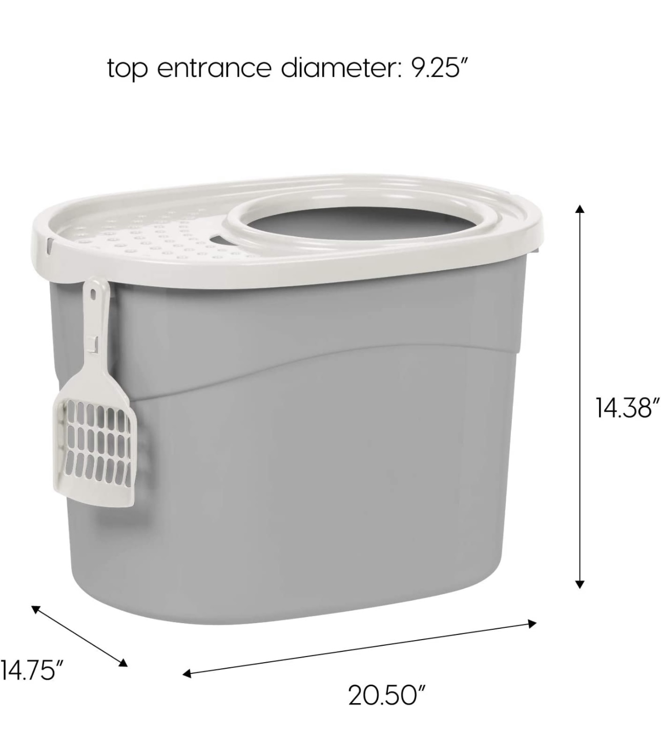Arenero Para Gato Con Caja De Entrada Superior