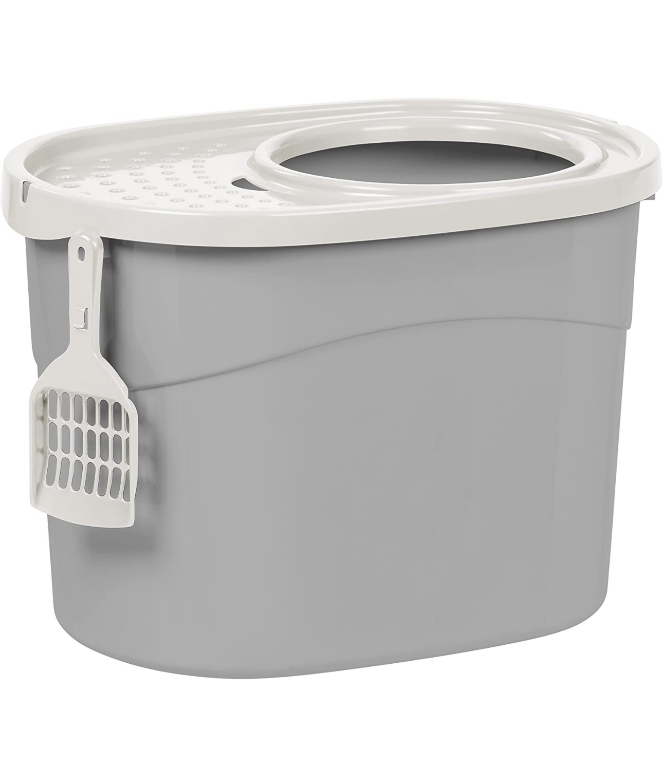 Arenero Para Gato Con Caja De Entrada Superior