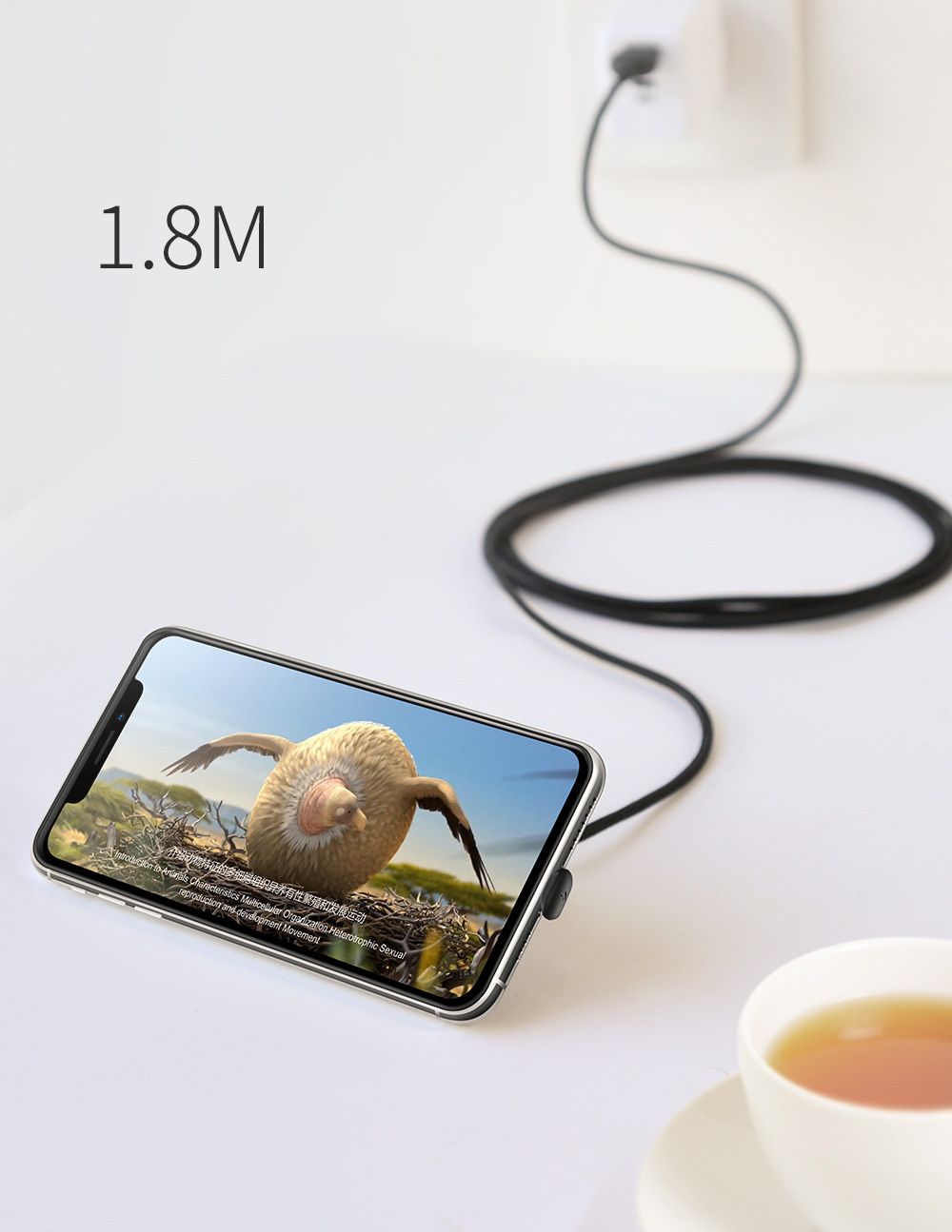 Cable Lightning Gaming Carga Rápida (1.8 Metros)