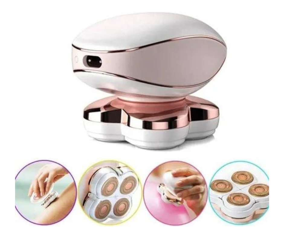 Depiladora Corporal Piernas Depilador Recargable Usb