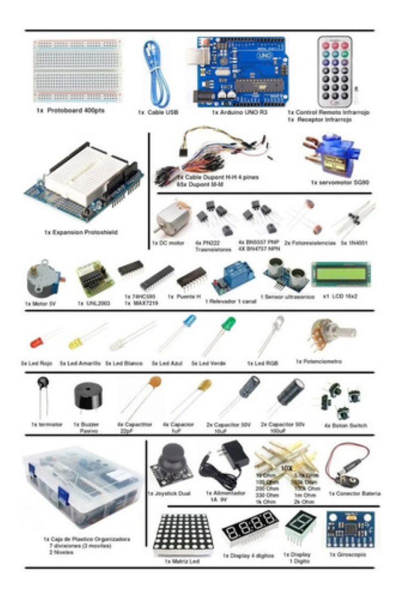 Kit Tresd Uno Pro Ultimate Compatible Arduino