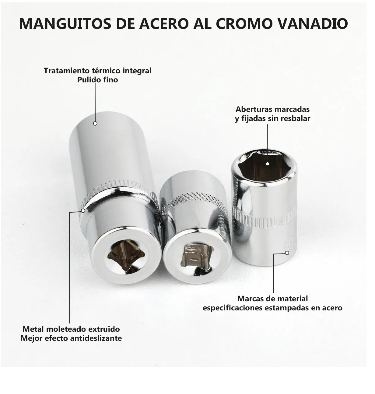 Juego De Herramientas Mecánicas Autocle Dados Acerokit 53pcs