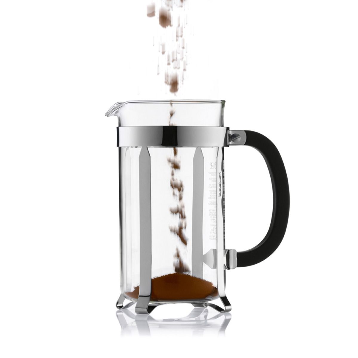 Cafetera de Prensa francesa, cromado, Marca Bodum para 8 tazas, 1L