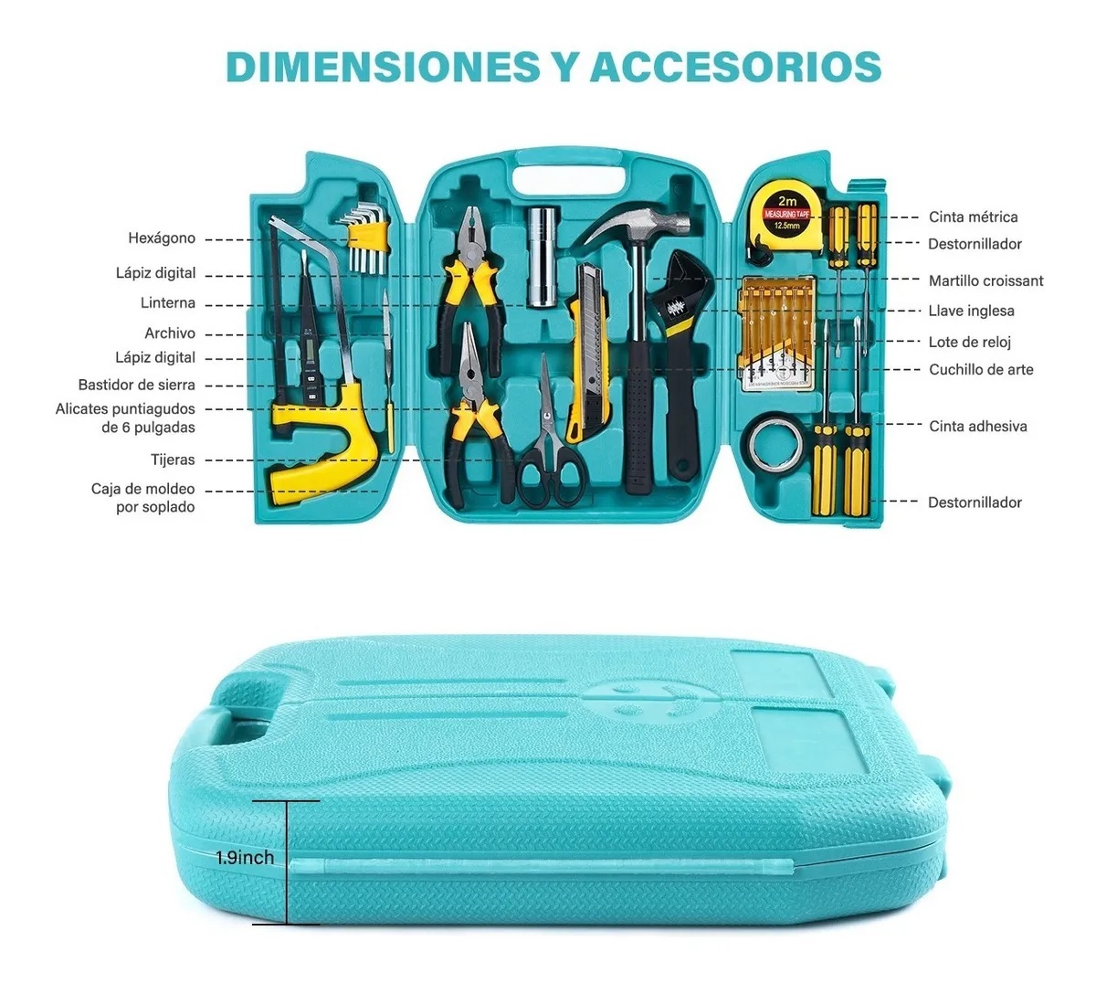 Kit De Herramientas Mecánicas De Reparación 27 Piezas C/caja