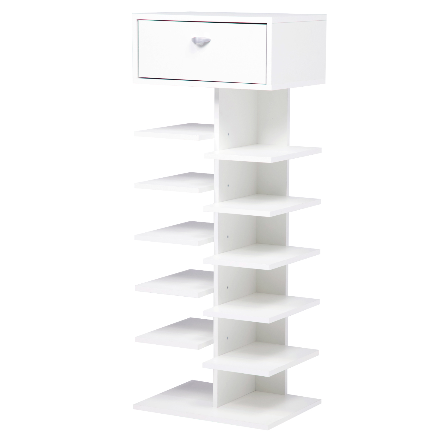 Mueble Zapatero 5 Niveles Rack Organizador Zapatos Estante Blanco