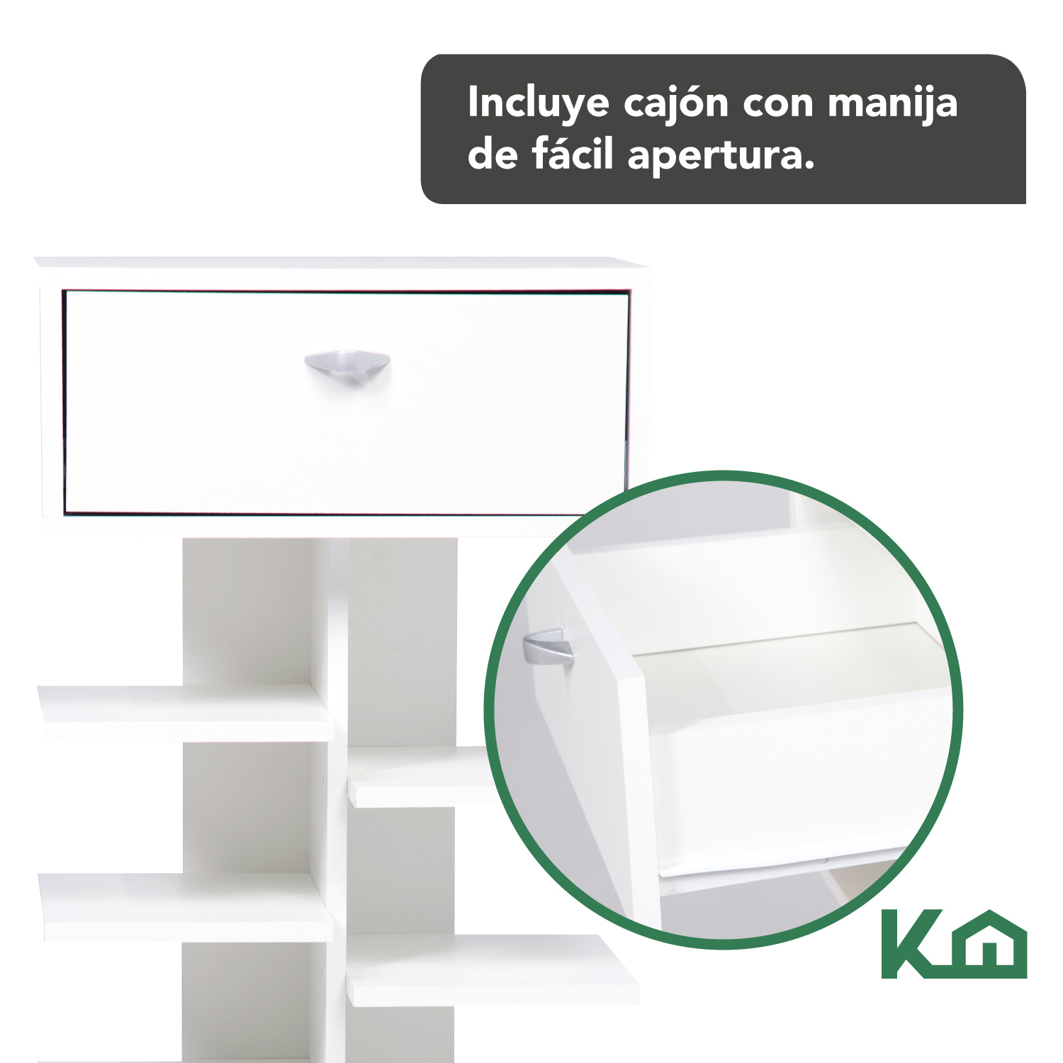 Mueble Zapatero 5 Niveles Rack Organizador Zapatos Estante Blanco