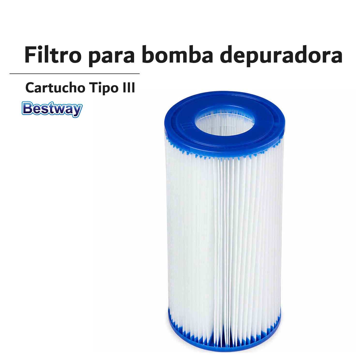 Cartucho Tipo III Filtro De Bomba Depuradora Alberca Bestway
