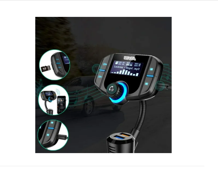 Transmisor Bluetooth Kit Manos Libres cargador Usb HF-BT90