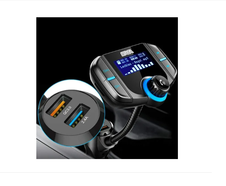 Transmisor Bluetooth Kit Manos Libres cargador Usb HF-BT90