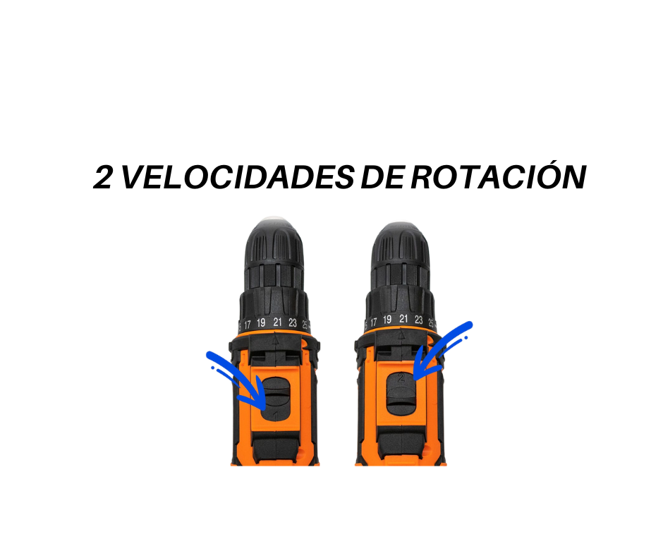 Taladro Atornillador Eléctrico Recargable