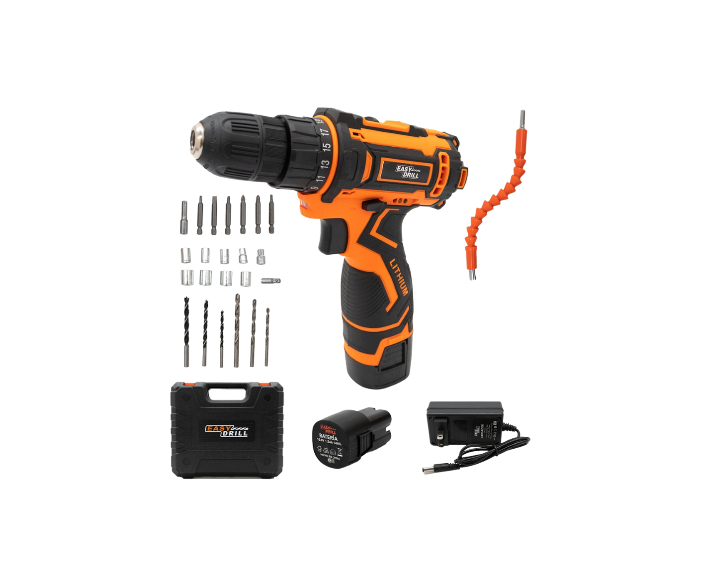 Taladro Atornillador Eléctrico Recargable