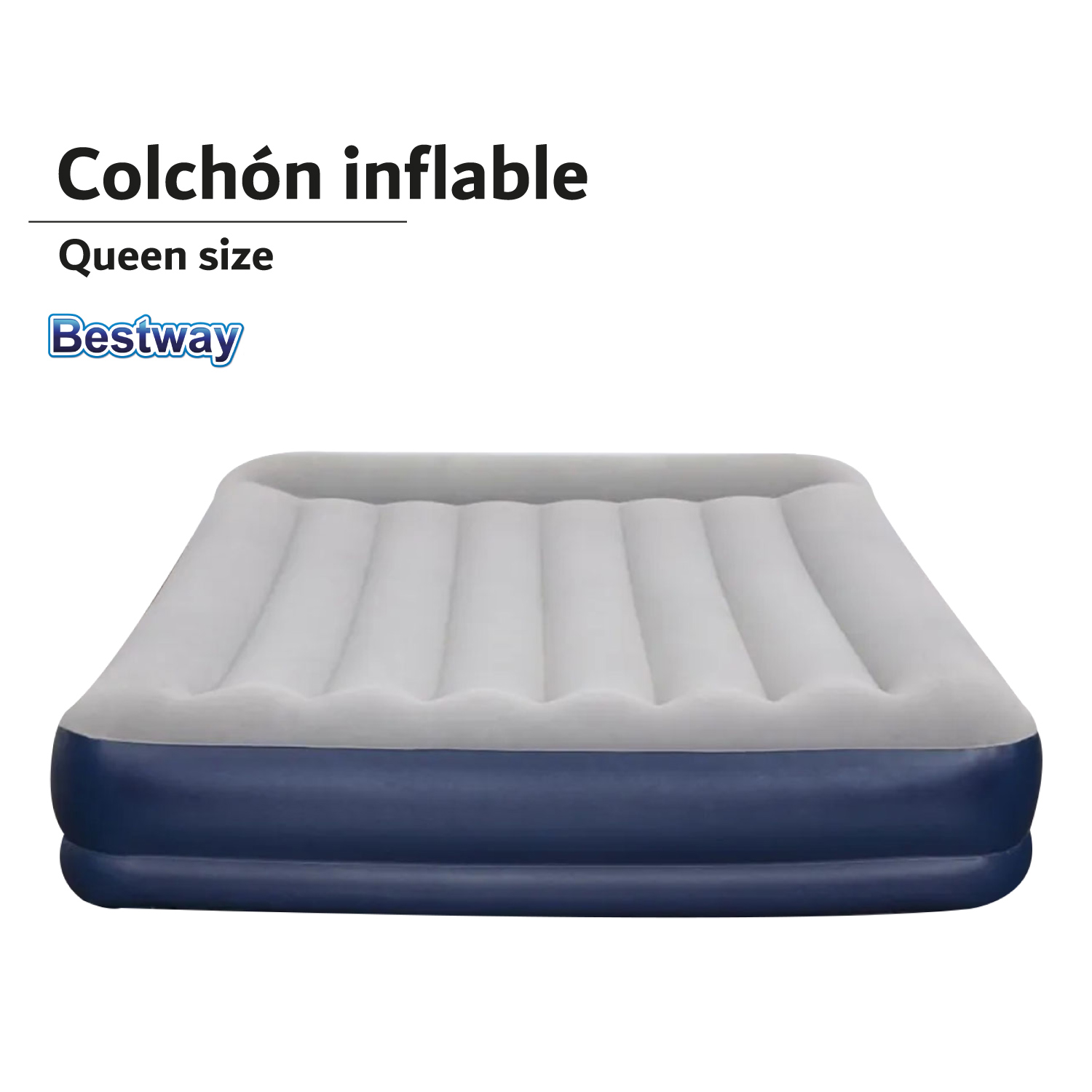 Colchón Inflable Con Bomba Queen Campamento Tritech Bestway 