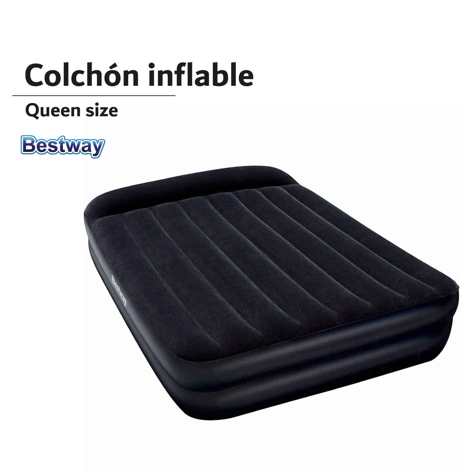 Colchon Inflable Queen Tritech Con Bomba Aire 203cm Bestway 