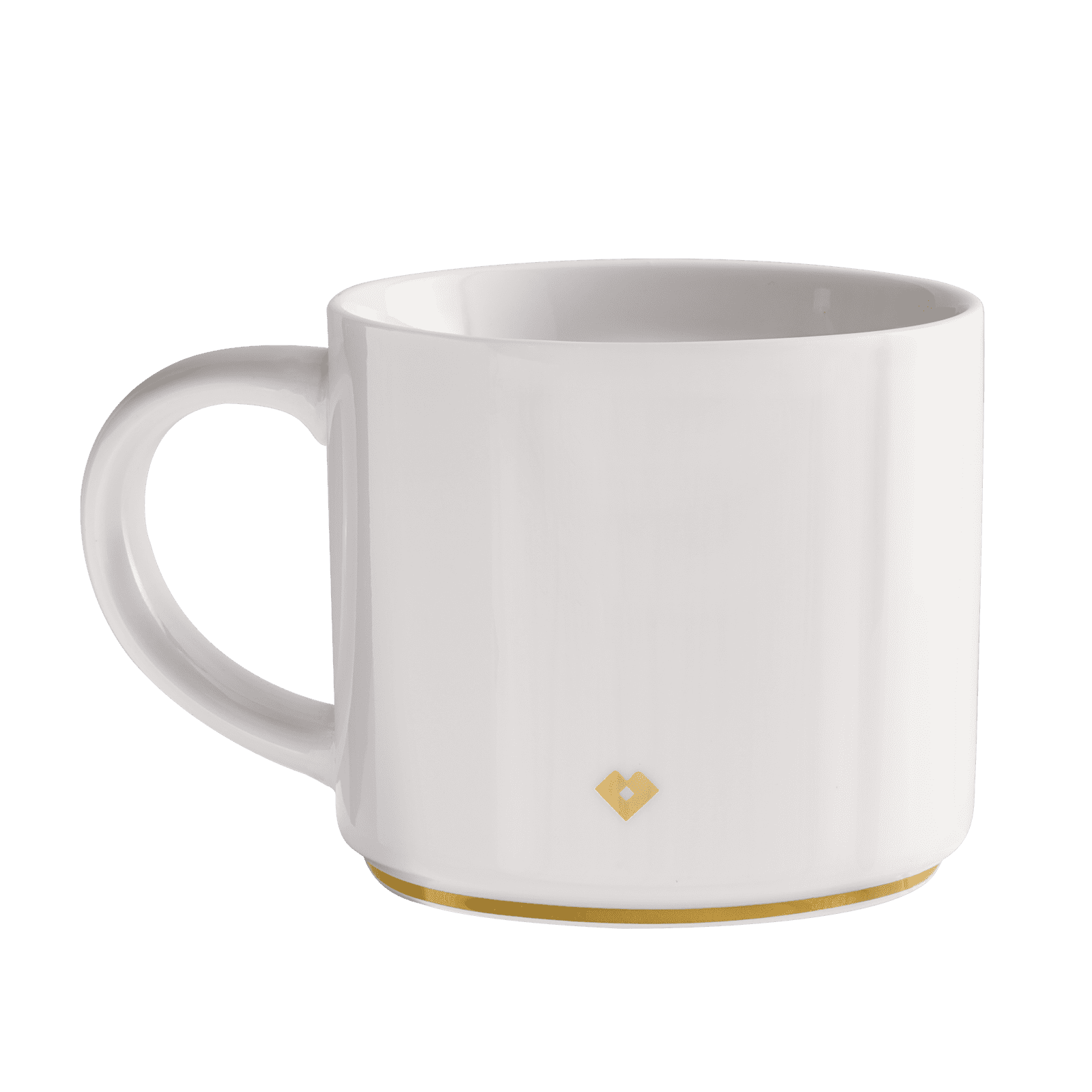 LuckyLy Tazas para Café de Iniciales Oro de 500ml , Grandes y Originales, Taza Térmica - Modelo Marla, Letra O